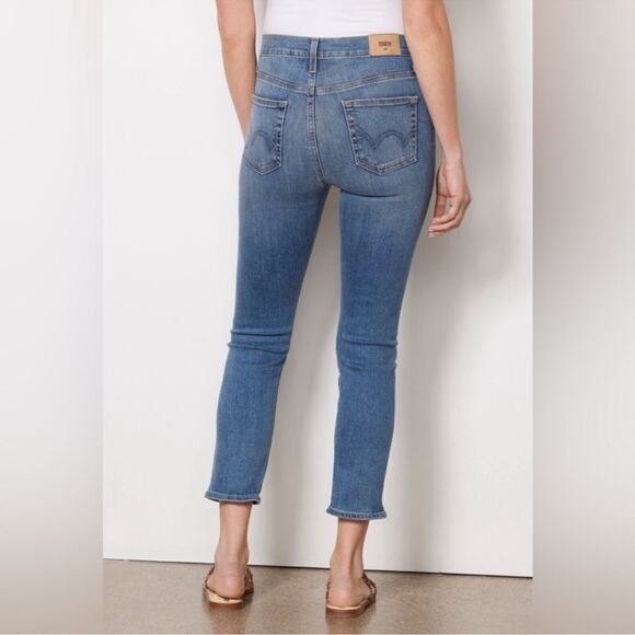 Edwin Anthropologie Elin Crop Straight Jeans Size 30 - Picture 2 of 12